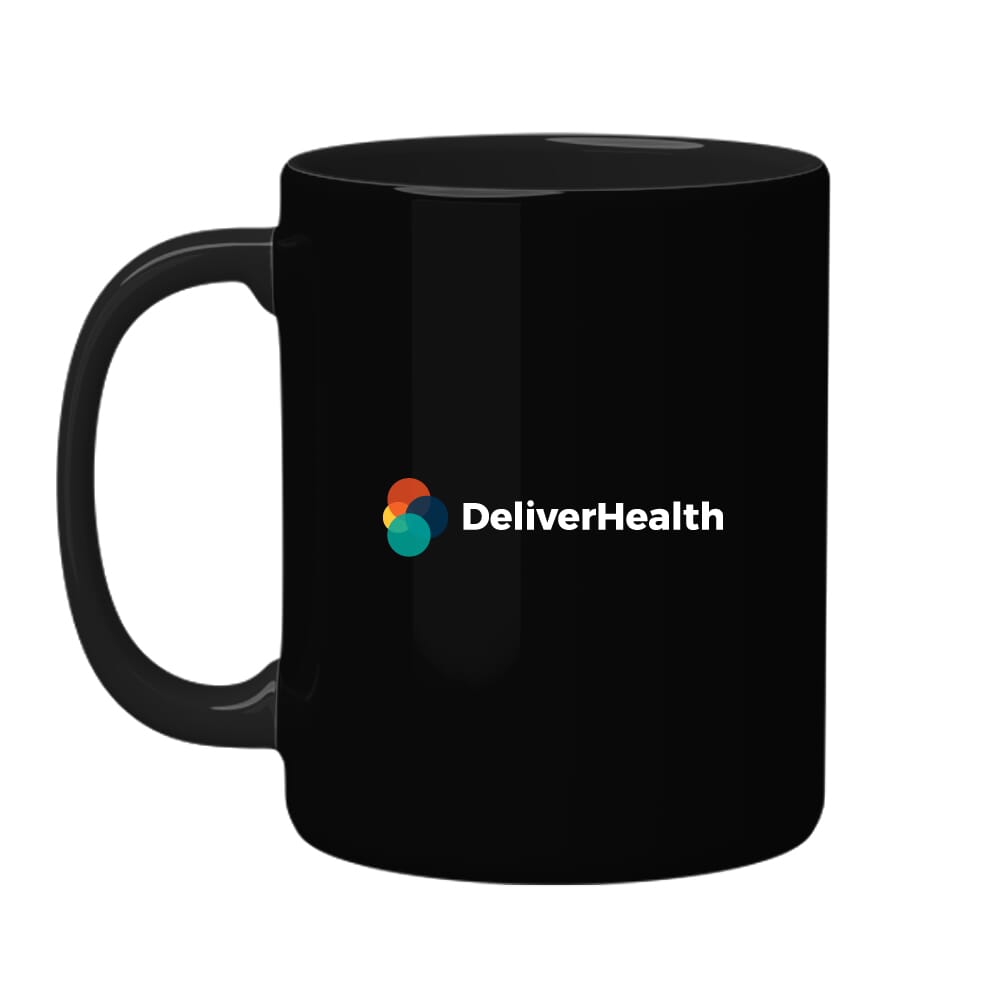 Ceramic Mug- Black- 350ML